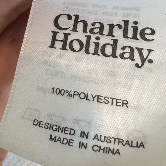 Charlie Holiday Juniper Wrap Tie Top in Lilac Gingham Size 4 - Picture 7 of 8